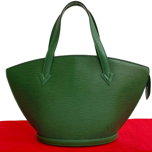 LOUIS VUITTON Handbag M52274 Epi Leather green Epi Sun jack Women Used Authentic