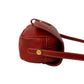 LOEWE Shoulder Bag leather Red Anagram logo Women Used Authentic