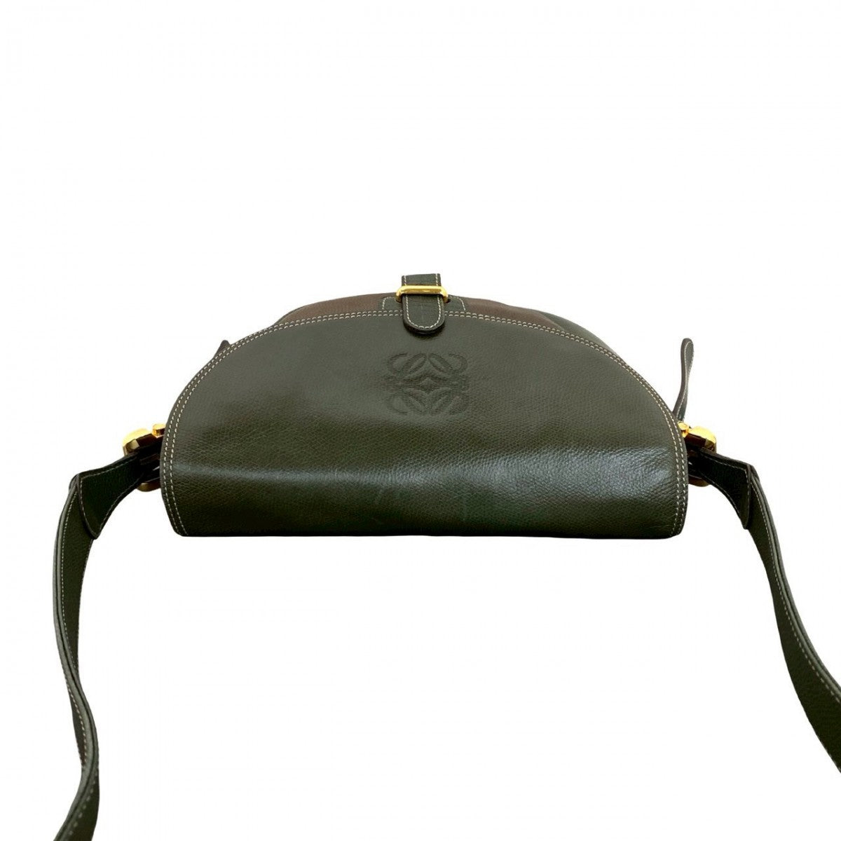 LOEWE Shoulder Bag leather khaki