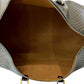 CELINE Boston Duffel bag Leather, PVC Brown Macadam Blason Triomphe Pattern Women Used Authentic