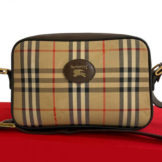 Burberrys Shoulder Bag leather beige