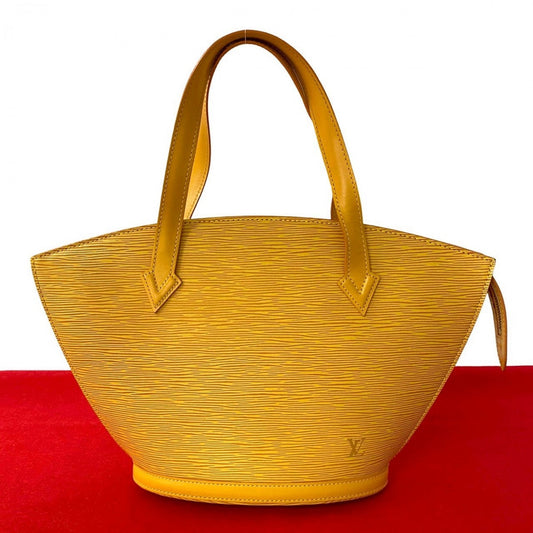 LOUIS VUITTON Handbag M52279 Epi Leather yellow Epi Sun jack Women Used Authentic