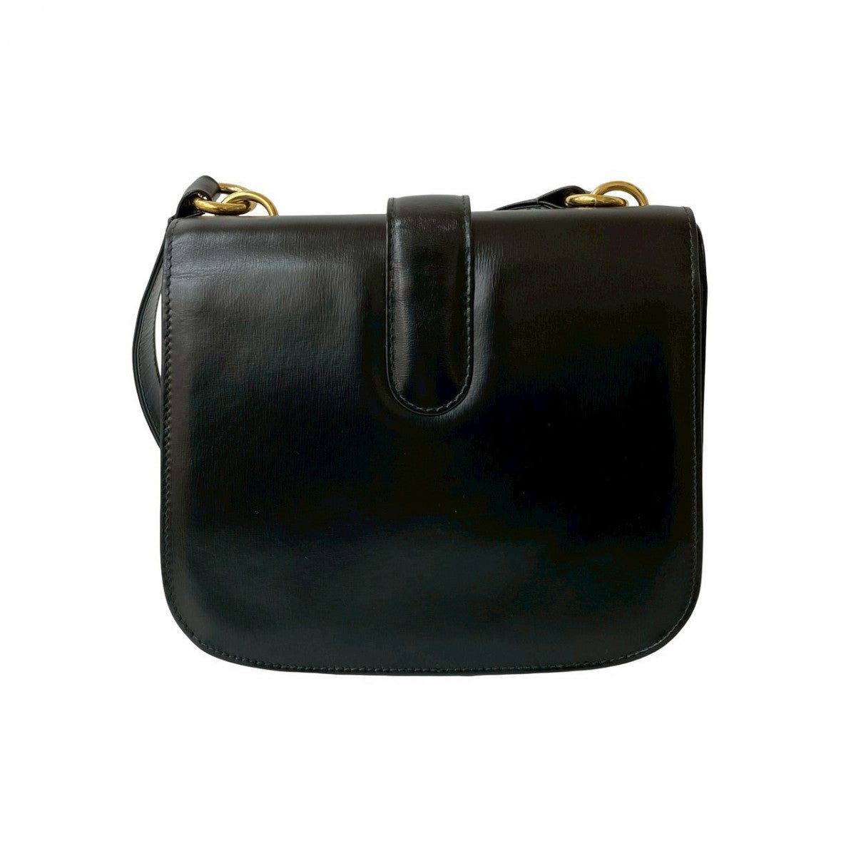 GUCCI Shoulder Bag leather black