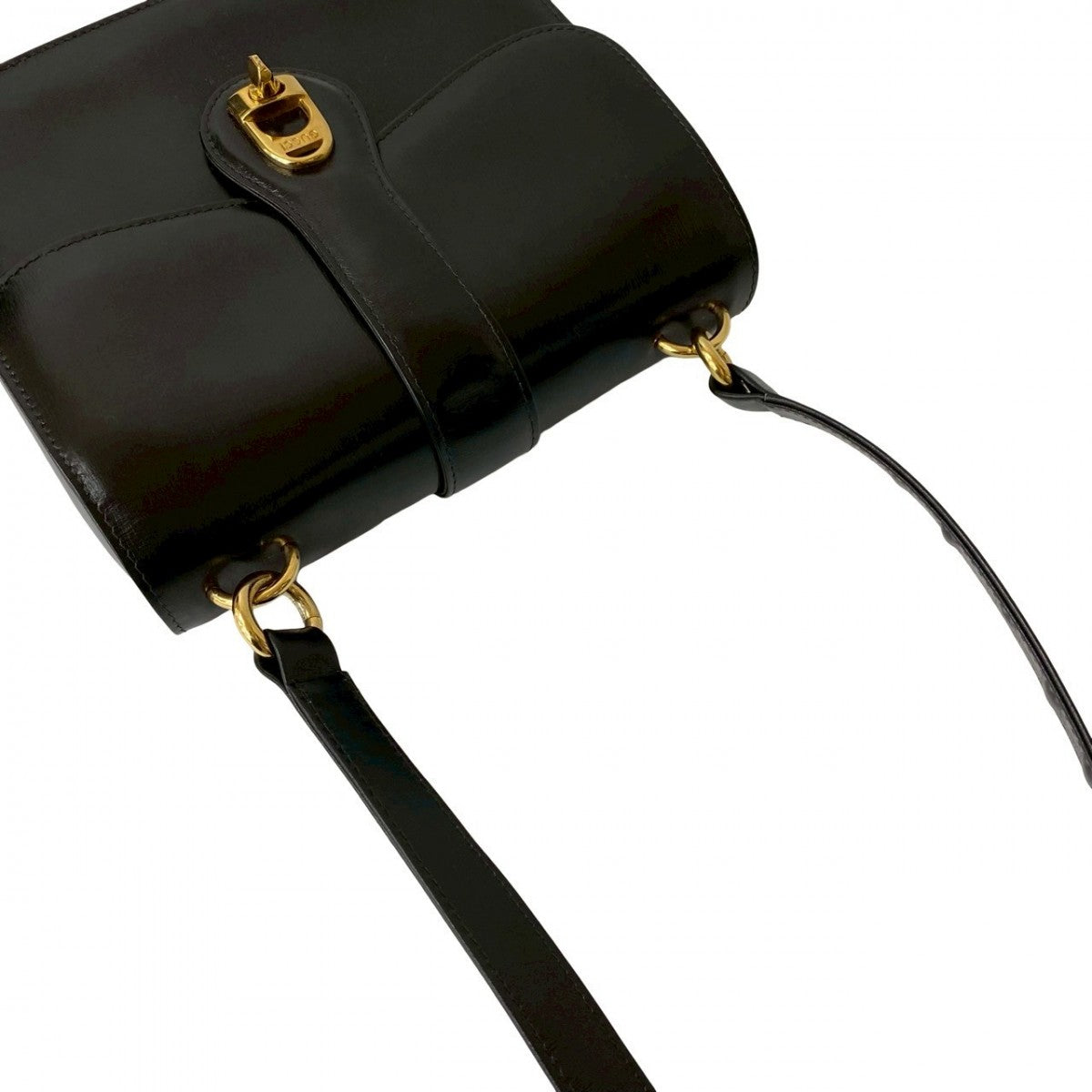 GUCCI Shoulder Bag leather black