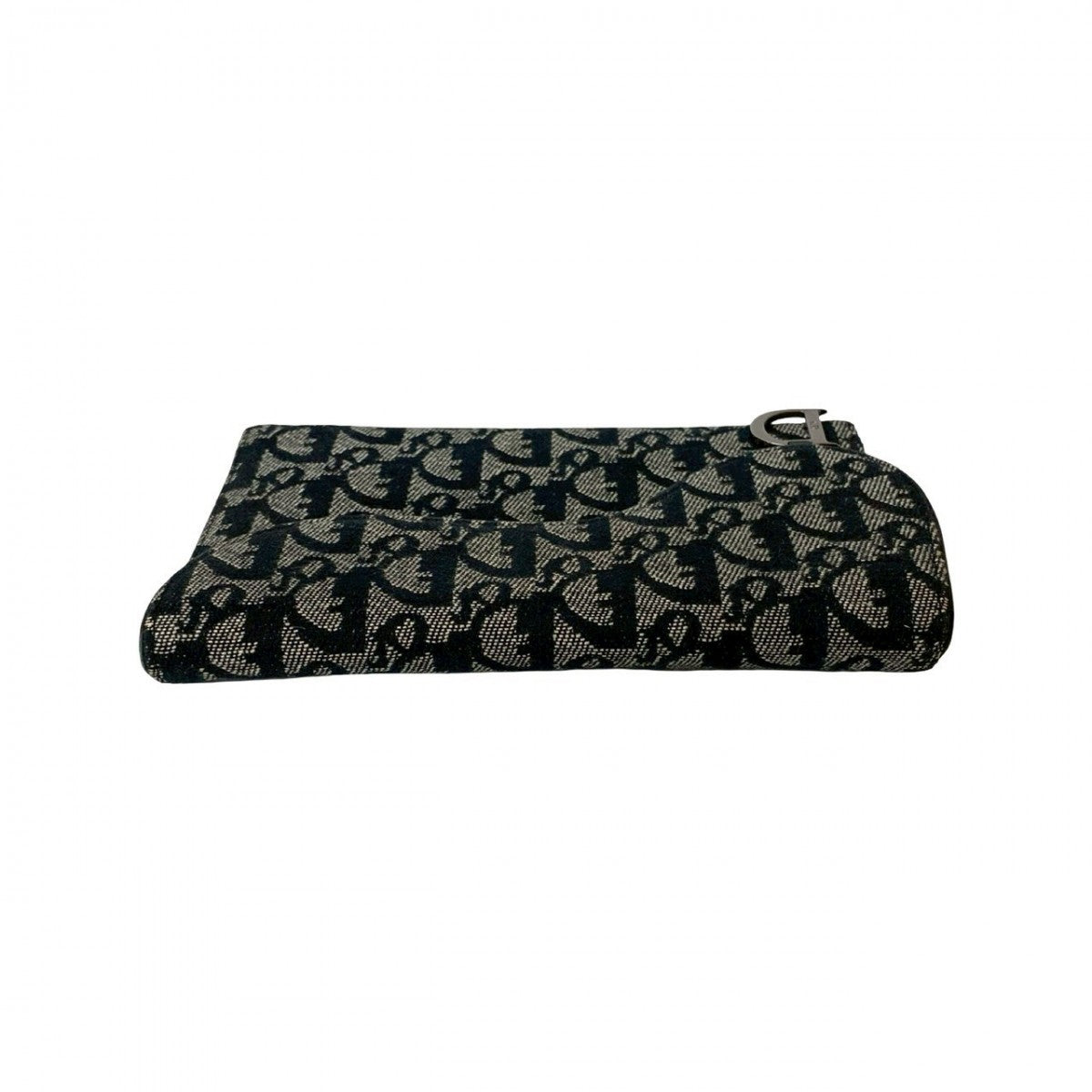Dior Long Wallet Purse canvas black