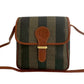 FENDI Shoulder Bag Leather, PVC Brown FF logo pecan Pattern Women Used Authentic
