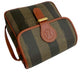 FENDI Shoulder Bag Leather, PVC Brown FF logo pecan Pattern Women Used Authentic
