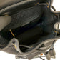 GUCCI Backpack leather black Bamboo