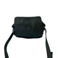LOEWE Shoulder Bag leather Navy Anagram logo Women Used Authentic