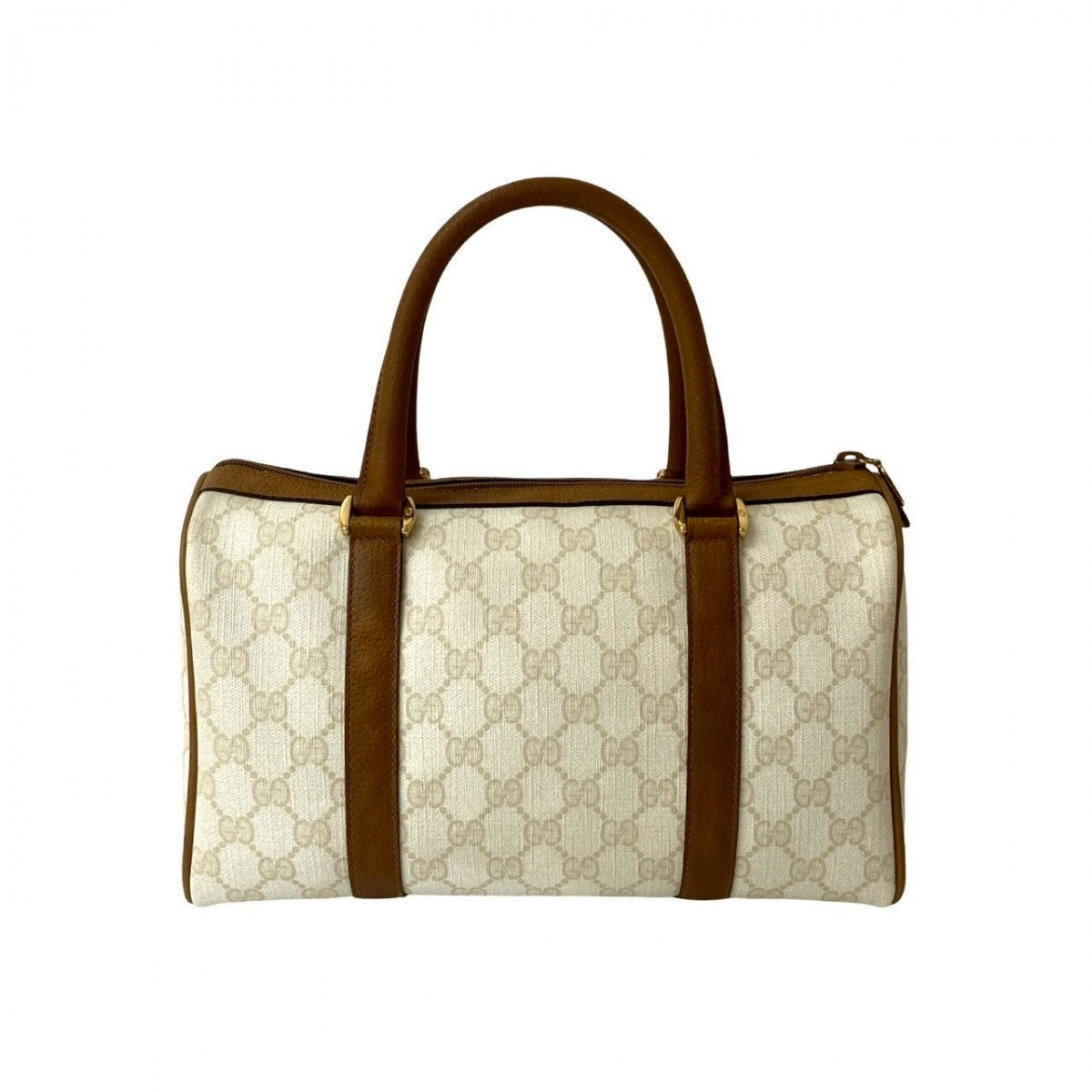 GUCCI Handbag leather white