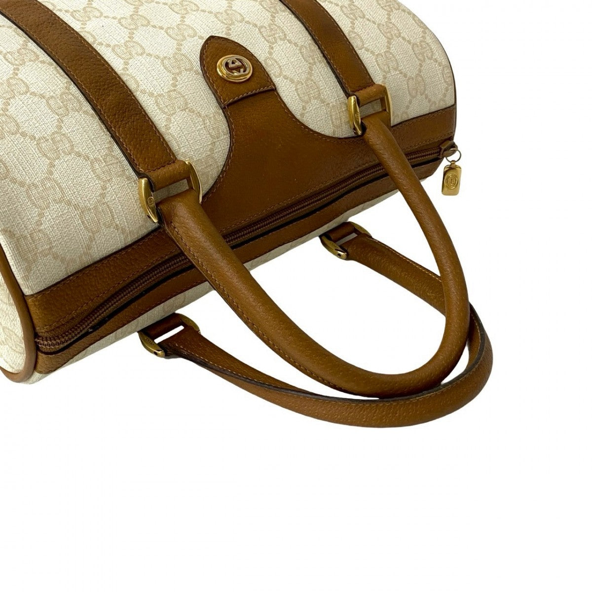 GUCCI Handbag leather white