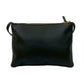 CELINE Shoulder Bag leather black Trio Small Women Used Authentic