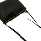 CELINE Shoulder Bag leather black Trio Small Women Used Authentic