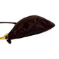 PRADA Handbag Leather, Nylon wine-red PRADA triangle logo Metal Women Used Authentic