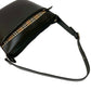 BURBERRY Shoulder Bag Calfskin, Leather black Novacheck logo Women Used Authentic