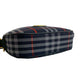 BURBERRY Shoulder Bag Leather, Canvas Navy Shadow Horse logo Metal Nova Check Women Used Authentic