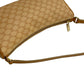 CELINE Shoulder Bag Leather, PVC beige Macadam Blason Pattern Women Used Authentic