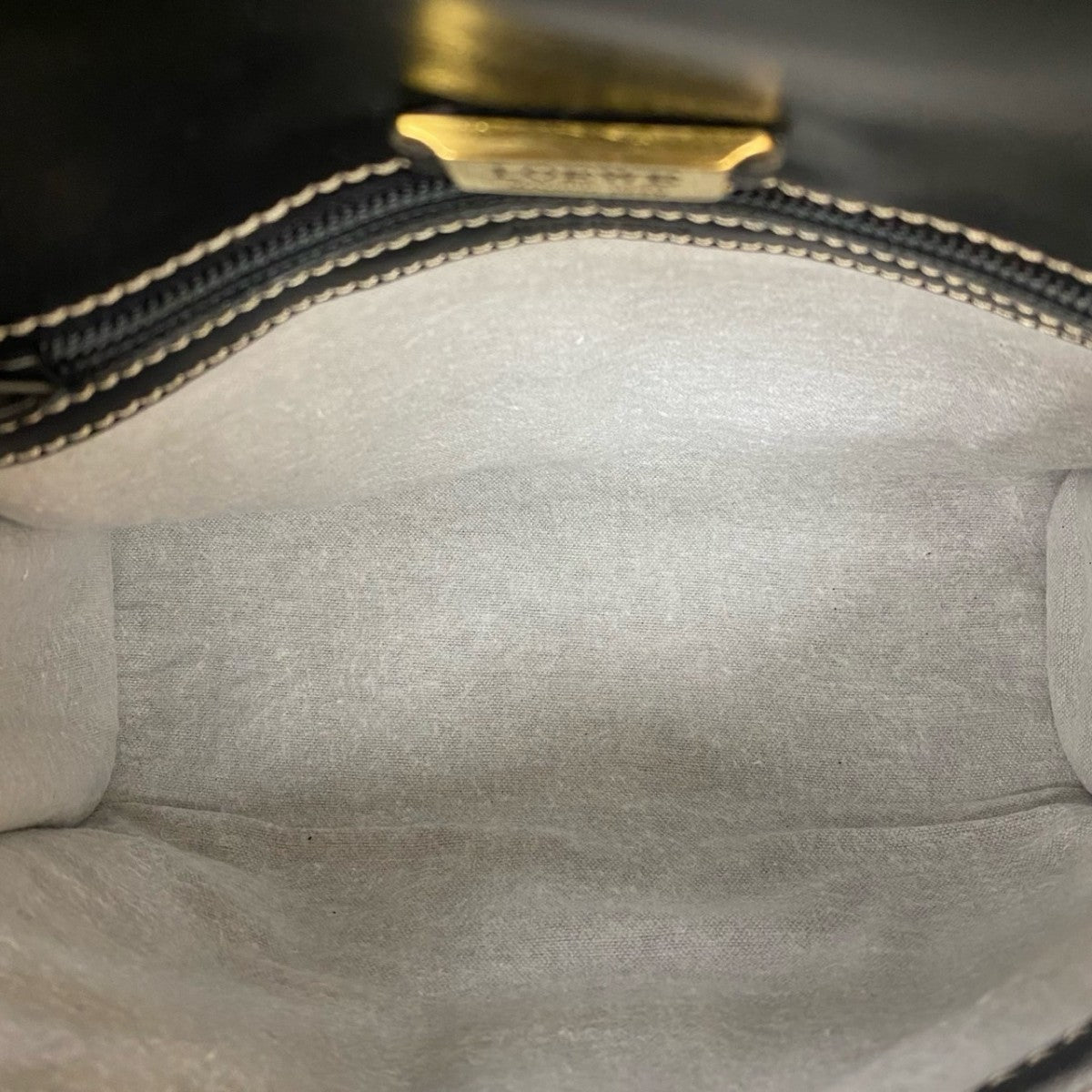 LOEWE Shoulder Bag leather black