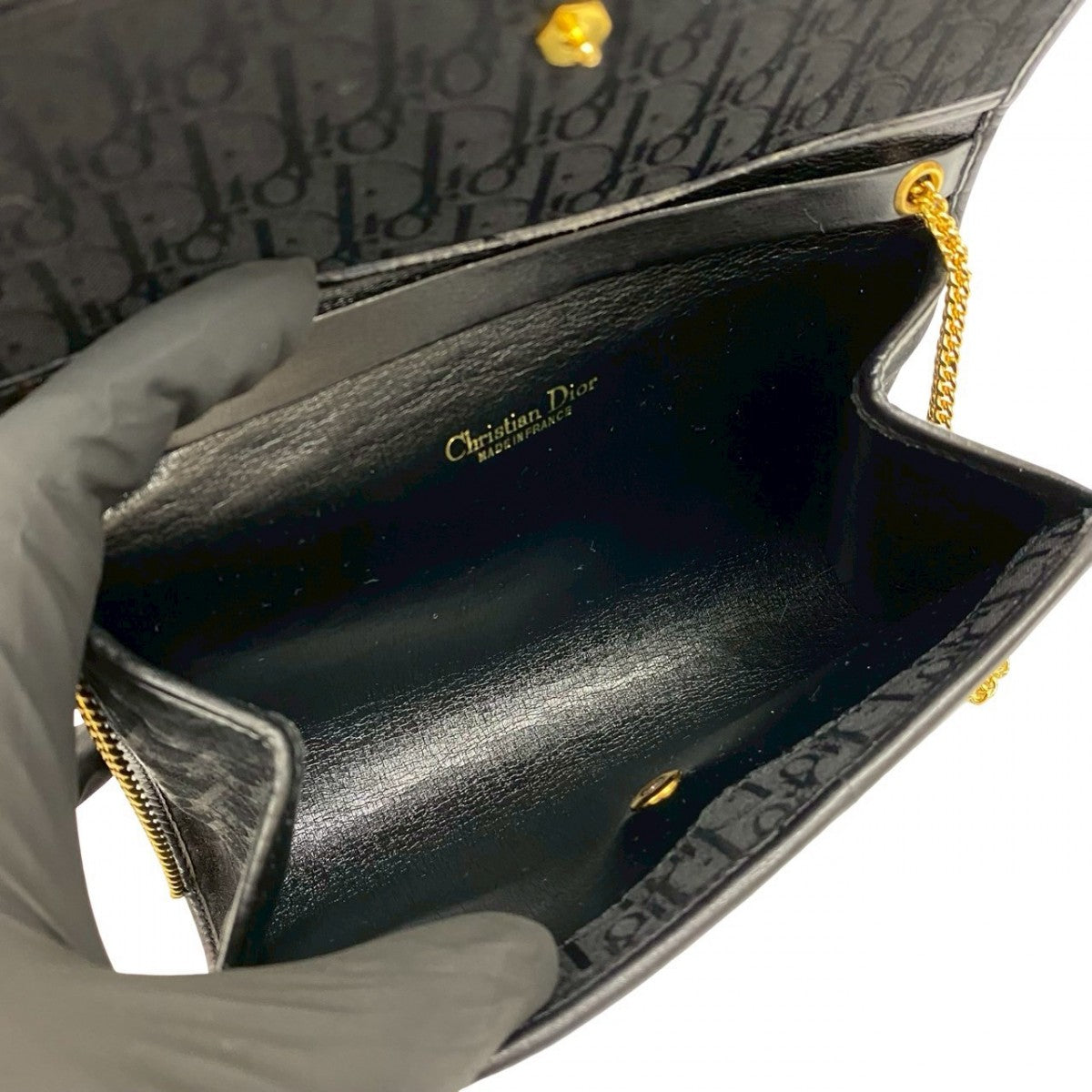 Dior Shoulder Bag canvas black