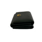 GUCCI Tri-fold wallet leather black GG Marmont