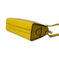 PRADA Shoulder Bag leather yellow