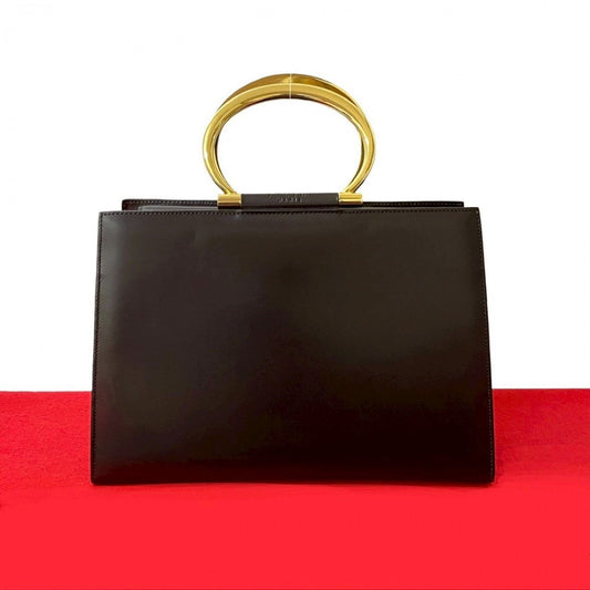 CELINE Handbag Calfskin Brown