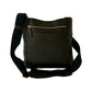 PRADA Shoulder Bag leather black Logo embossing Women Used Authentic