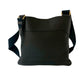 PRADA Shoulder Bag leather black Logo embossing Women Used Authentic