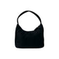 PRADA Handbag Nylon black Triangle Logo Metal Women Used Authentic