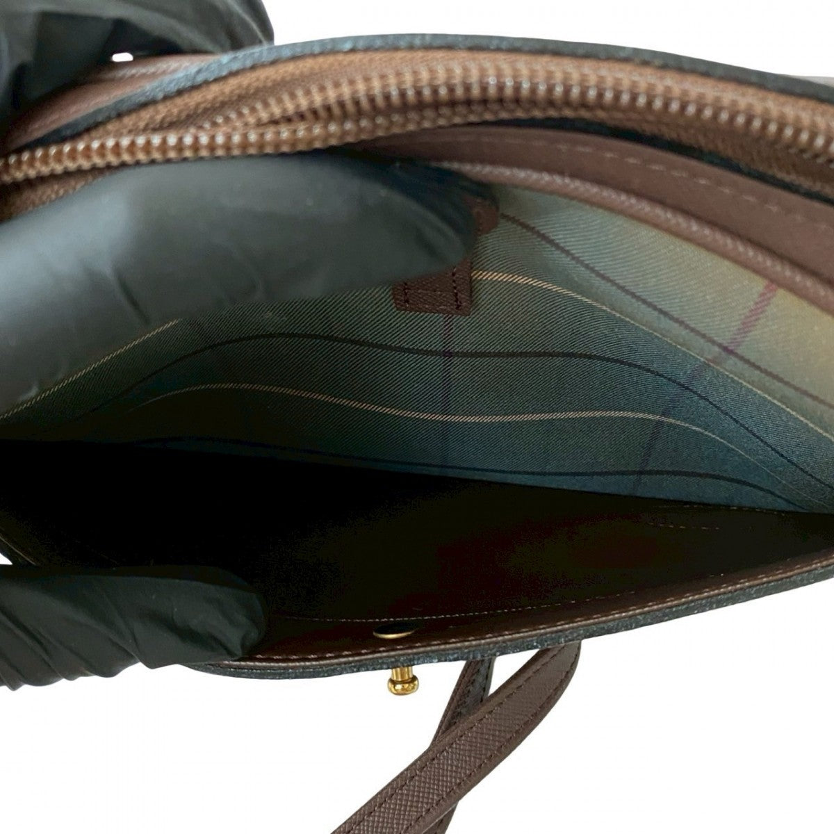 BURBERRY Shoulder Bag canvas Brown