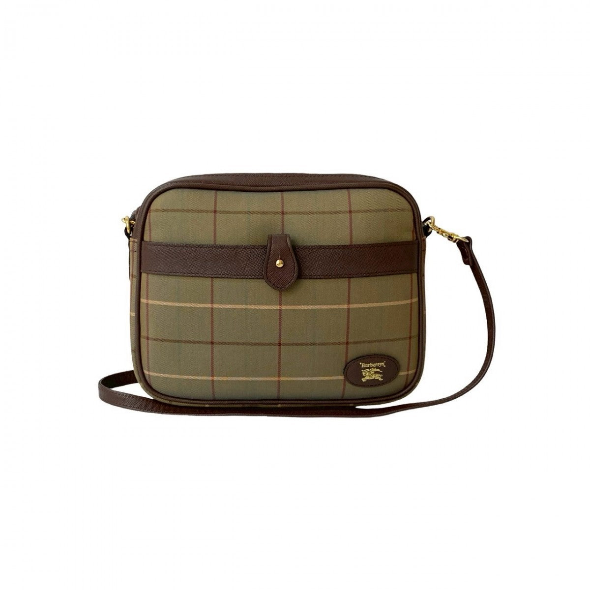 BURBERRY Shoulder Bag canvas Brown