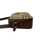 BURBERRY Shoulder Bag Canvas, Leather Brown Nova Check Pattern Shadow Horse logo Women Used Authentic