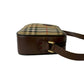 BURBERRY Shoulder Bag Canvas, Leather Brown Nova Check Pattern Shadow Horse logo Women Used Authentic