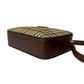 BURBERRY Shoulder Bag Canvas, Leather Brown Nova Check Pattern Shadow Horse logo Women Used Authentic