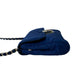PRADA Shoulder Bag Nylon, Leather blue logo Metal Women Used Authentic