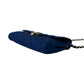 PRADA Shoulder Bag Nylon, Leather blue logo Metal Women Used Authentic