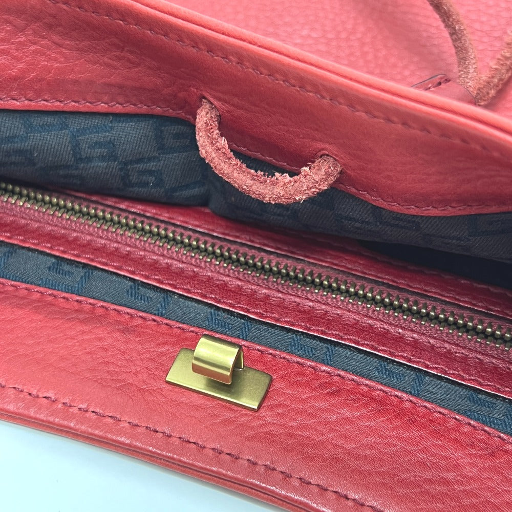 GUCCI Handbag 108964 leather Red logo