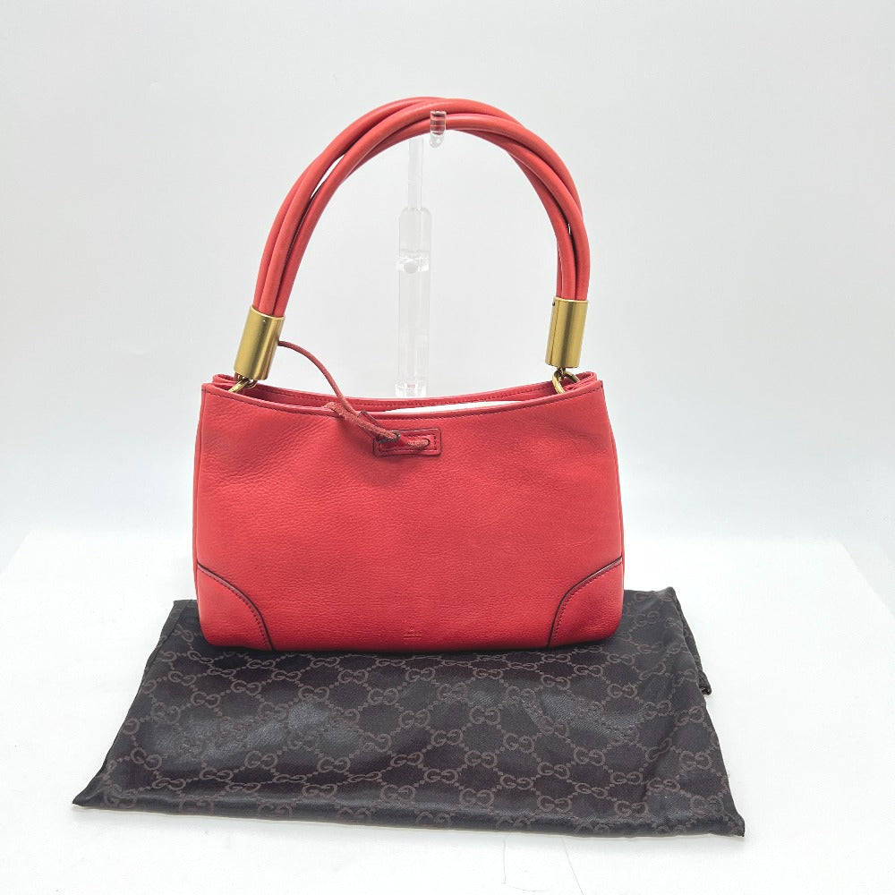 GUCCI Handbag 108964 leather Red logo