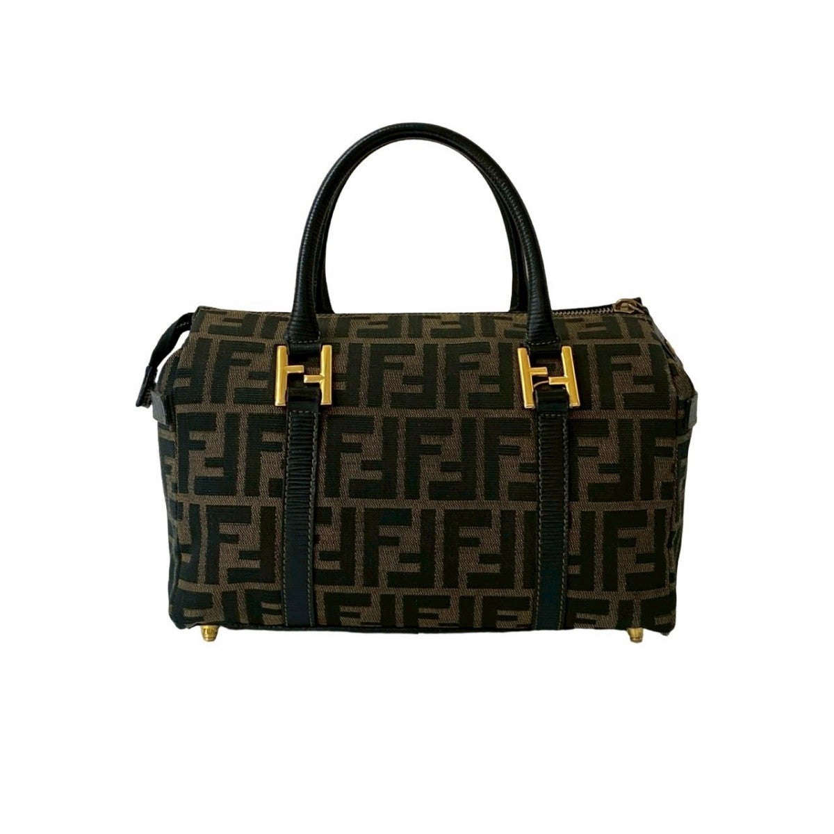 FENDI Shoulder Bag leather black