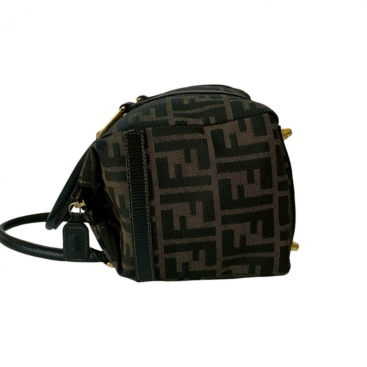 FENDI Shoulder Bag leather black