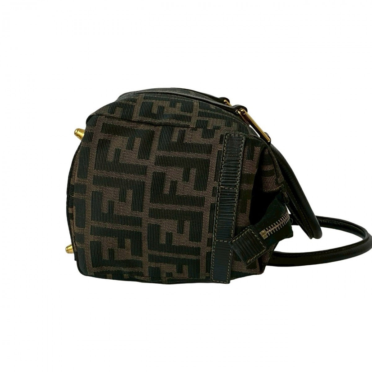 FENDI Shoulder Bag leather black