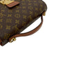LOUIS VUITTON Shoulder Bag leather Brown Monogram Monceau