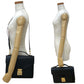 LOUIS VUITTON Shoulder Bag M52122 Epi Leather black Epi Monceau