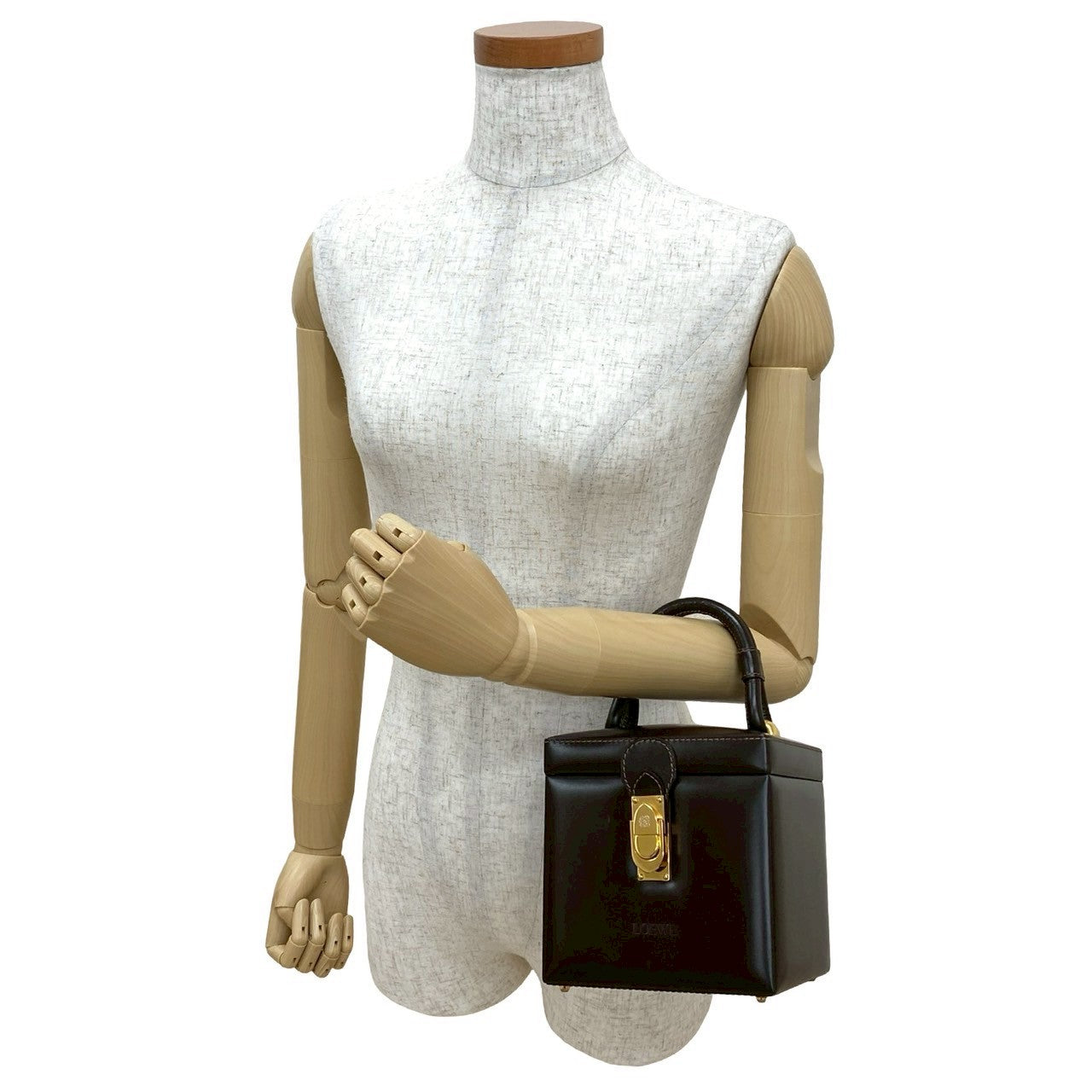 LOEWE Handbag leather Brown