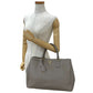 PRADA Handbag leather gray Galleria