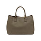PRADA Handbag leather gray Galleria
