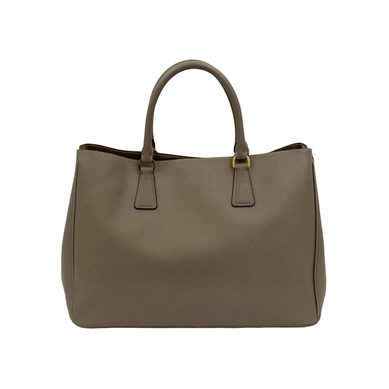 PRADA Handbag leather gray Galleria
