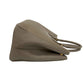 PRADA Handbag leather gray Galleria