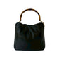 GUCCI Handbag leather black Bamboo