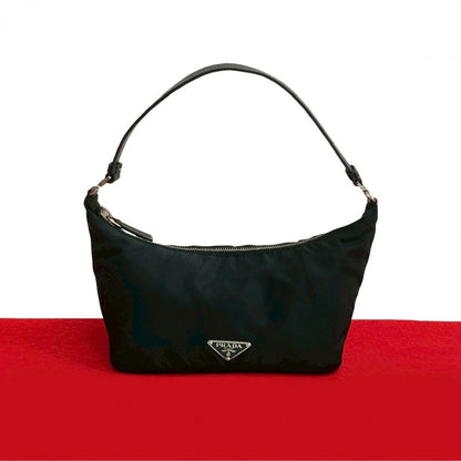 PRADA Handbag Nylon black